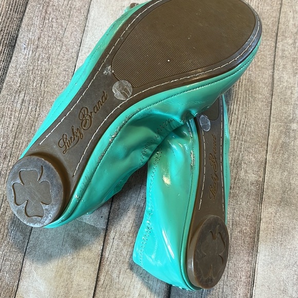 Lucky Brand Mint Green Flats Size 8 - Picture 5 of 7